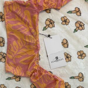 LexBreezy Pink and Orange Top
